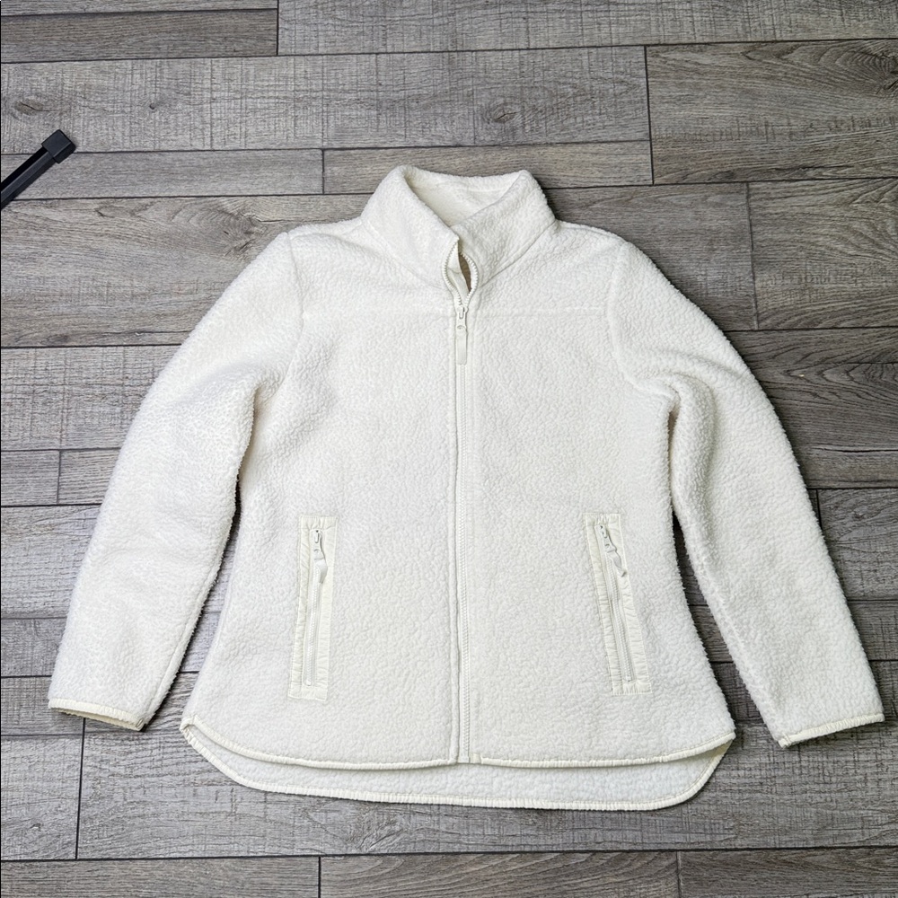 Talbots Ivory Sherpa Jacket
